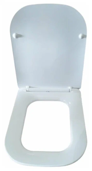 Сиденье для унитаза «Cerutti» Chika CT8891 дюропласт с микролифтом белое